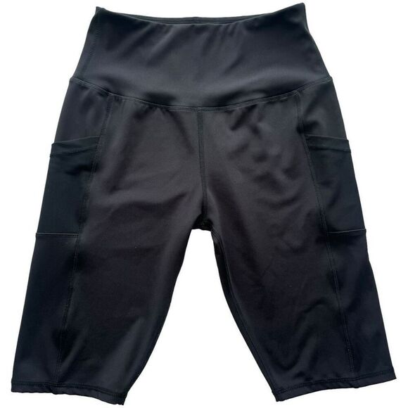 LegEnd Black Bike Shorts with Phone Pockets Women’s Size Medium - Picture 1 of 5